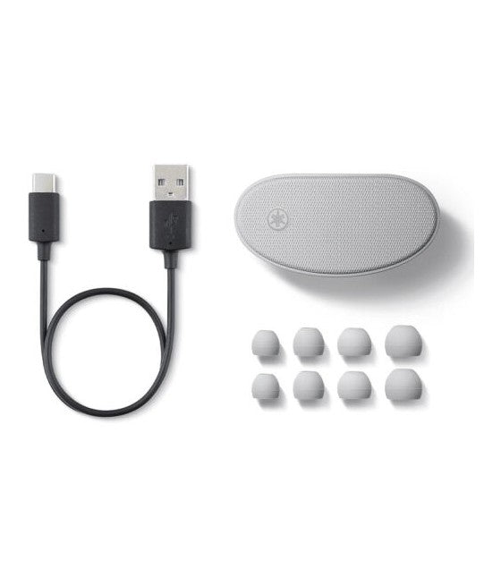 YAMAHA TW-E5B WIRELESS HEADPHONES, BLACK WHITE