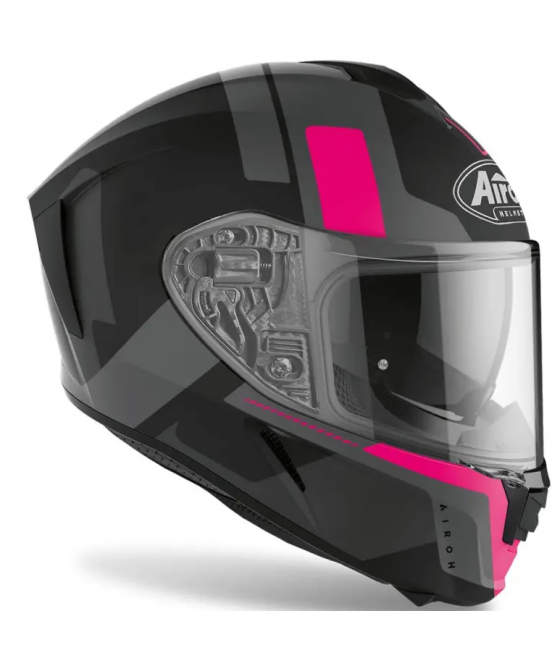 AIROH SPARK SHOGUN FULL FACE HELMET MATT PINK