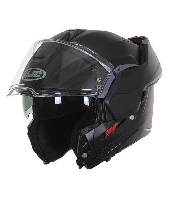 HJC MODULAR HELMET I100 SOLID SEMI FLAT BLACK