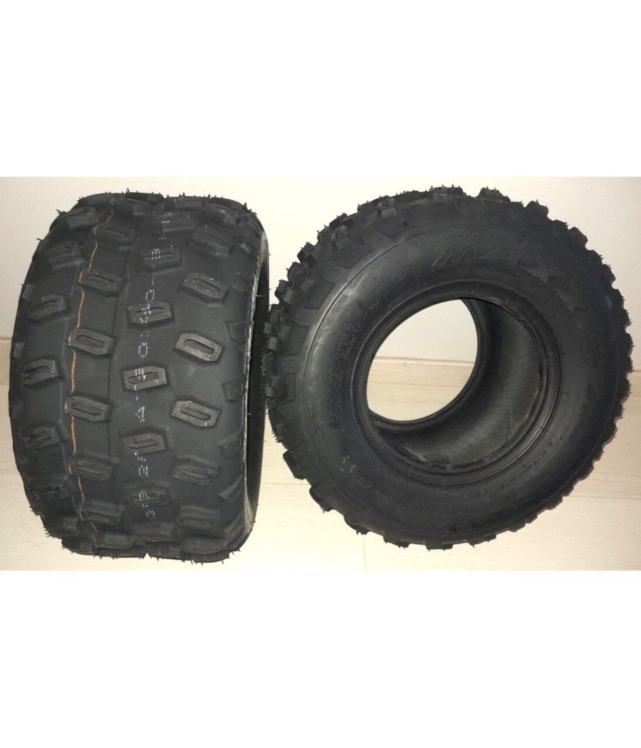 2 MAXXIS QUAD ATV REAR TIRES AT 20 10 9 YAMAHA RAPTOR 700