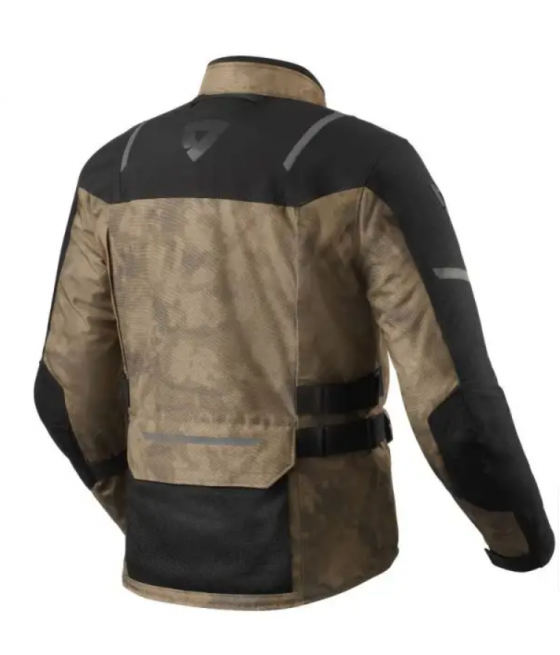 Chaqueta Textil Revit Offtrack 2 H2O Negro / Marrón