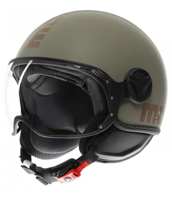 MOMO DESING motorcycle jet helmet FGTR CLASSIC Mono E2206 MATT GREEN / BRONZE