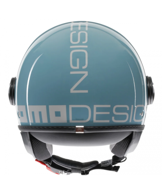 Casco de moto jet MOMO DESING FGTR CLASSIC Mono E2206 CANDY SKY BLUE / BLANCO