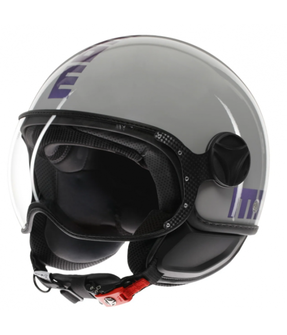 MOMO DESING motorcycle jet helmet FGTR CLASSIC Mono E2206 FLIP BLUE / FUCHSIA