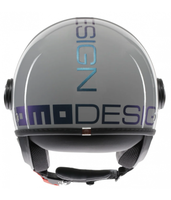 MOMO DESING motorcycle jet helmet FGTR CLASSIC Mono E2206 FLIP BLUE / FUCHSIA