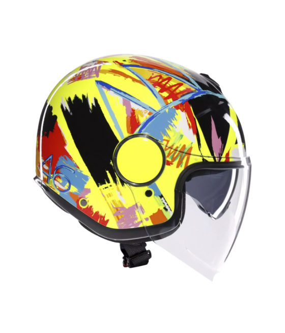 ETERES ROSSI WINTER TEST 2019 - AGV MOTO JET HELMET E2206