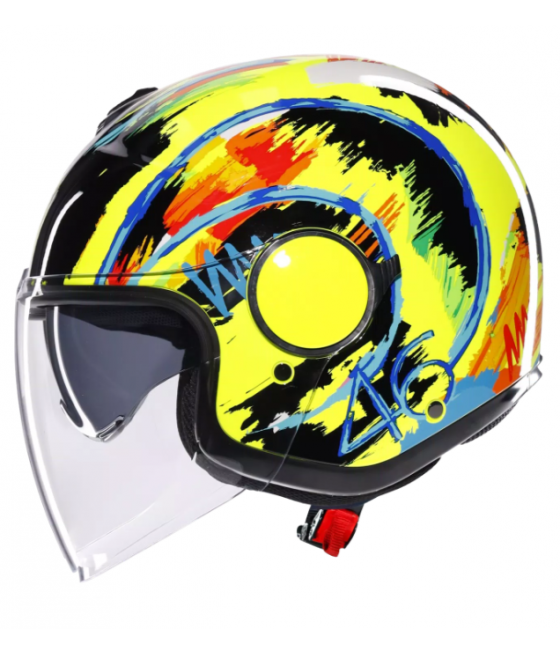 ETERES ROSSI WINTER TEST 2019 - AGV MOTO JET HELMET E2206