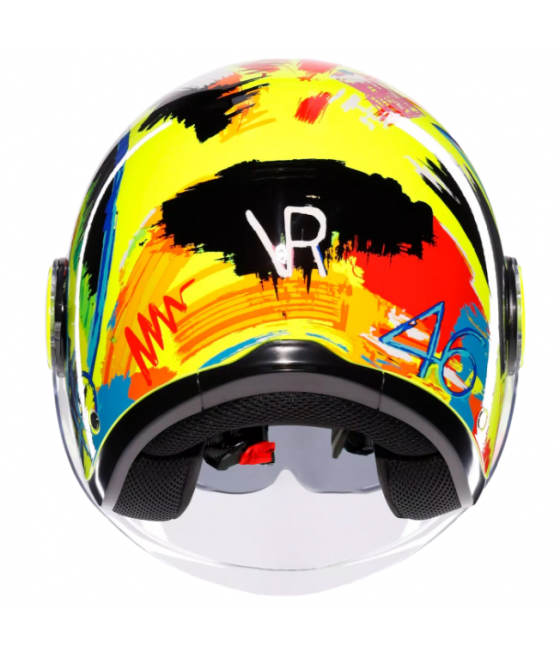 ETERES ROSSI WINTER TEST 2019 - AGV MOTO JET HELMET E2206