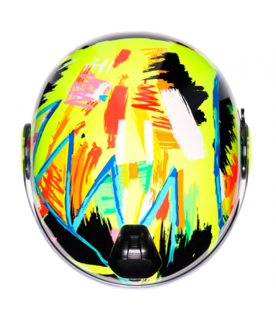 ETERES ROSSI WINTER TEST 2019 - AGV MOTO JET HELMET E2206