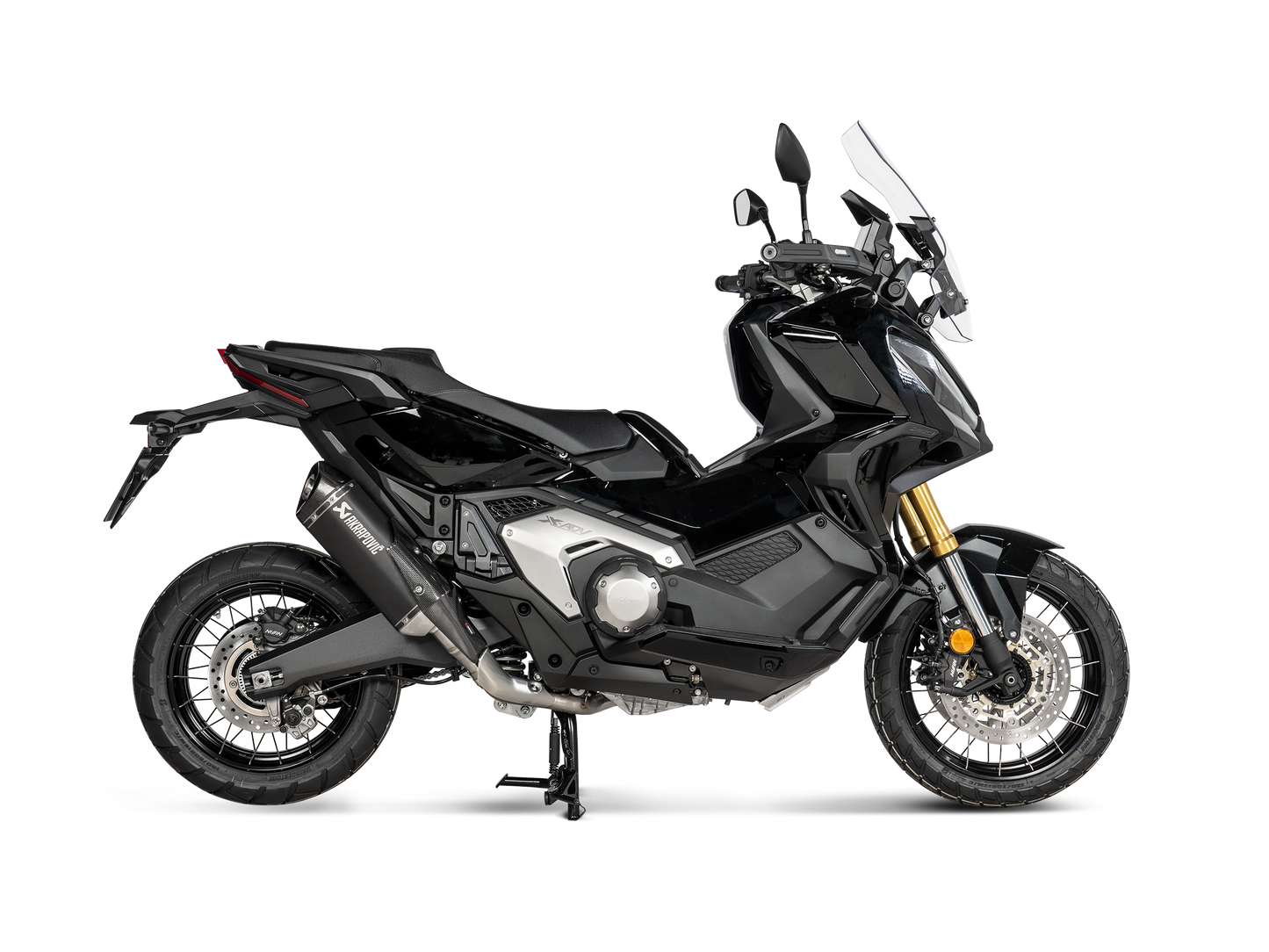 AKRAPOVIC MUFFLER HONDA X-ADV 750 2017-24 SLIP ON TITANIUM