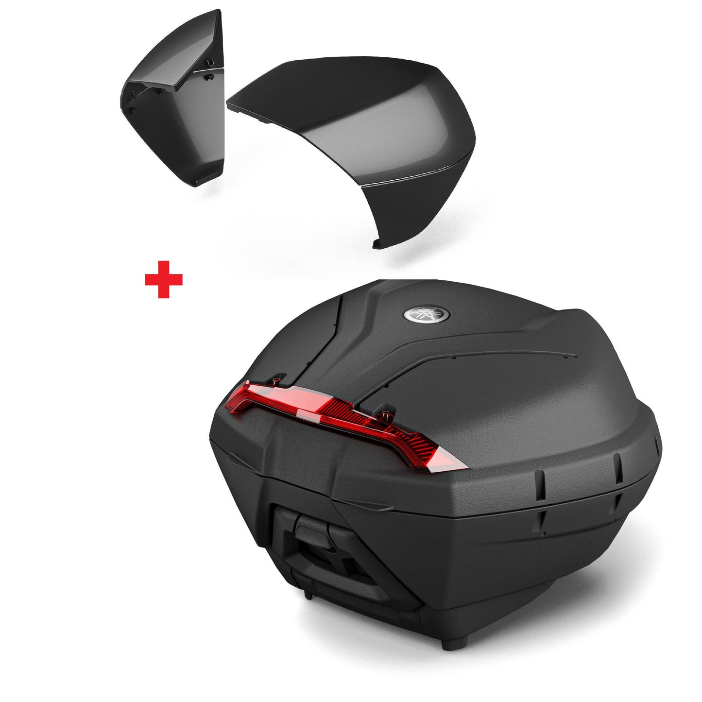 BAULE 34 LT. ORIGINALE YAMAHA XMAX 400 + COVER NERE TECH BLACK