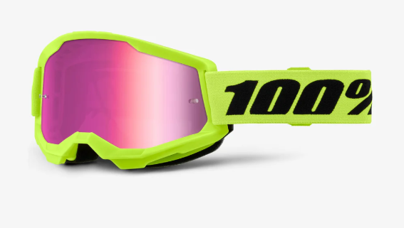 100% ROAD 2 MIRROR CROSS/MTB MOTO MASK