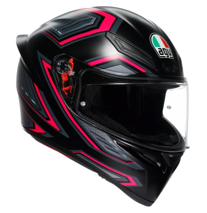 AGV K1S E2206 SLING MATT BLACK/PINK HELMET
