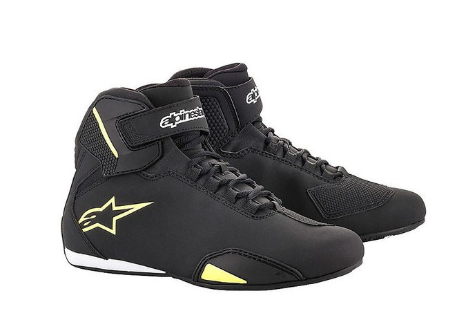 Scarpe Moto Alpinestars SEKTOR Nero Giallo Fluo