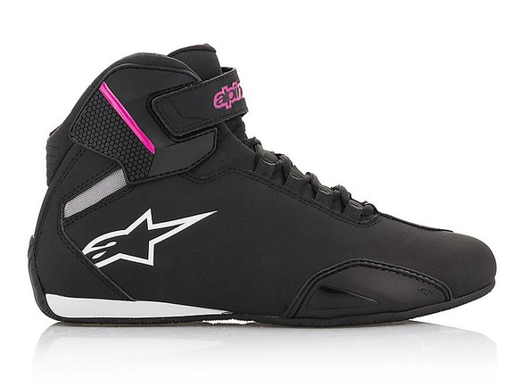 Alpinestars STELLA SEKTOR Women's Motorcycle Shoes Black/Fuchsia