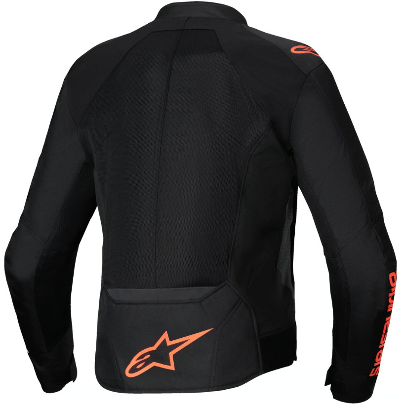 Giacca Moto Traforata Alpinestars VIPER V4 AIR Fluo Rosso Nero