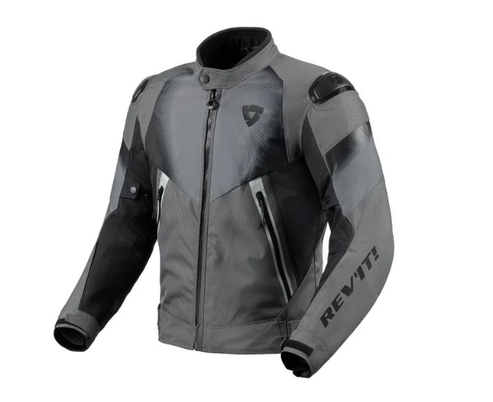 GIACCA DA MOTO REVIT CONTROL H2O GRIGIO NERO