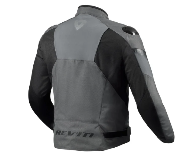 GIACCA DA MOTO REVIT CONTROL H2O GRIGIO NERO