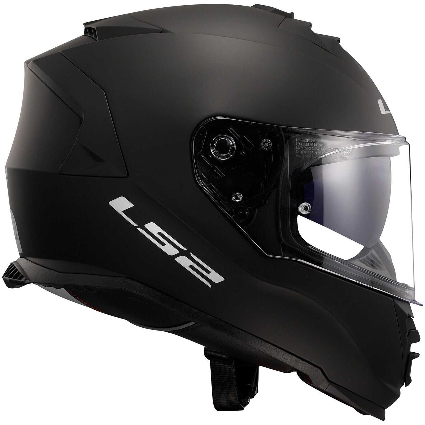 LS2 FF800 STORM 2 Solid Full Face Motorcycle Helmet, Matte Black