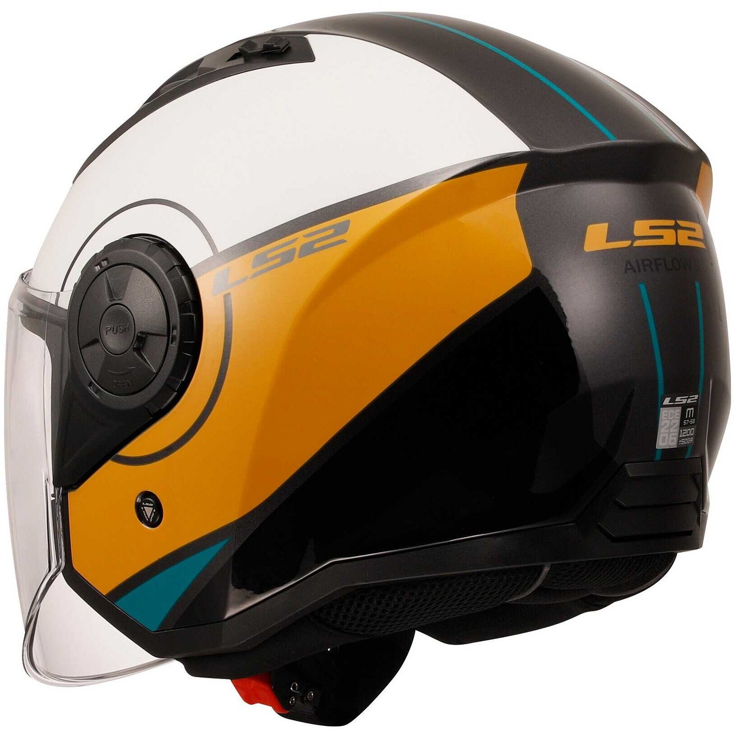 Motorcycle Jet Helmet Ls2 OF616 AIRFLOW 2 COVER