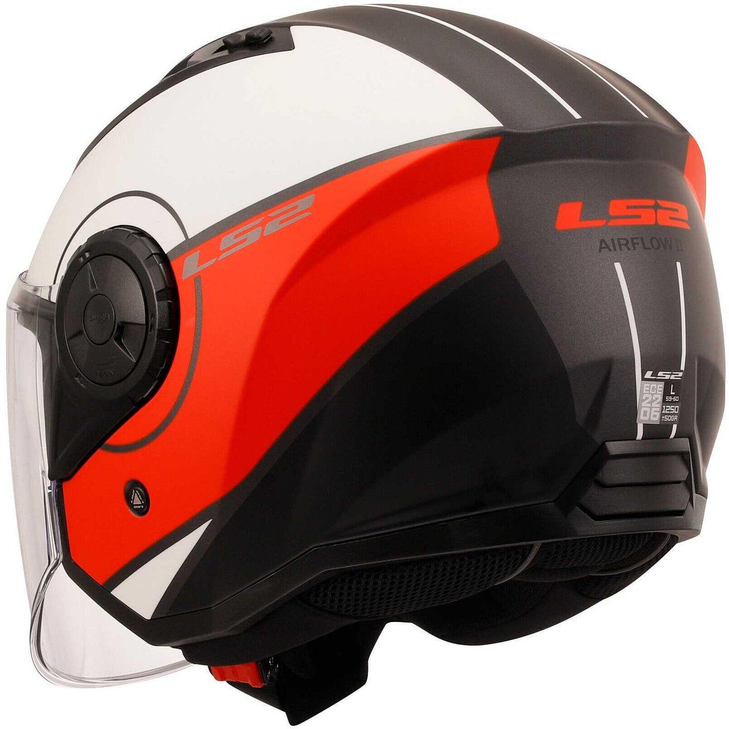 Motorcycle Jet Helmet Ls2 OF616 AIRFLOW 2 COVER