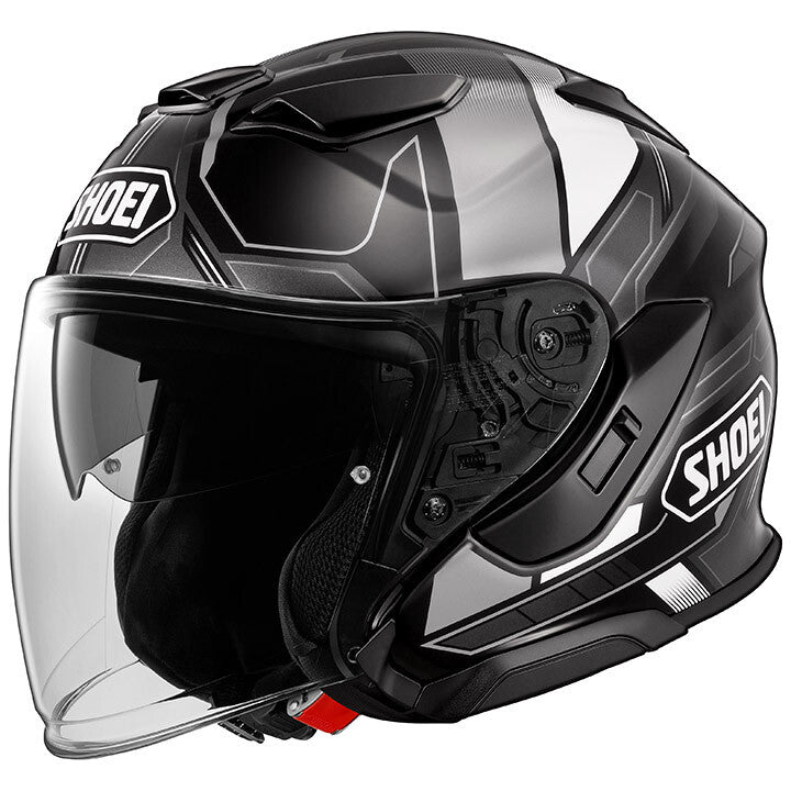 Casco Moto Jet Shoei J-CRUISE 3 Whizzy TC-5 Nero Bianco