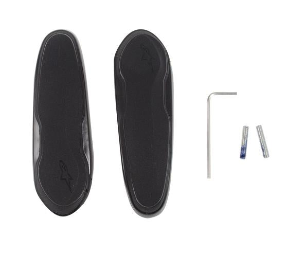 SMX TOE SLIDER BLACK ALPINESTARS WITH SCREWS