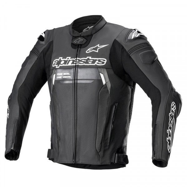 Alpinestars MISSILE V2 IGNITION Leather Motorcycle Jacket Black/Black