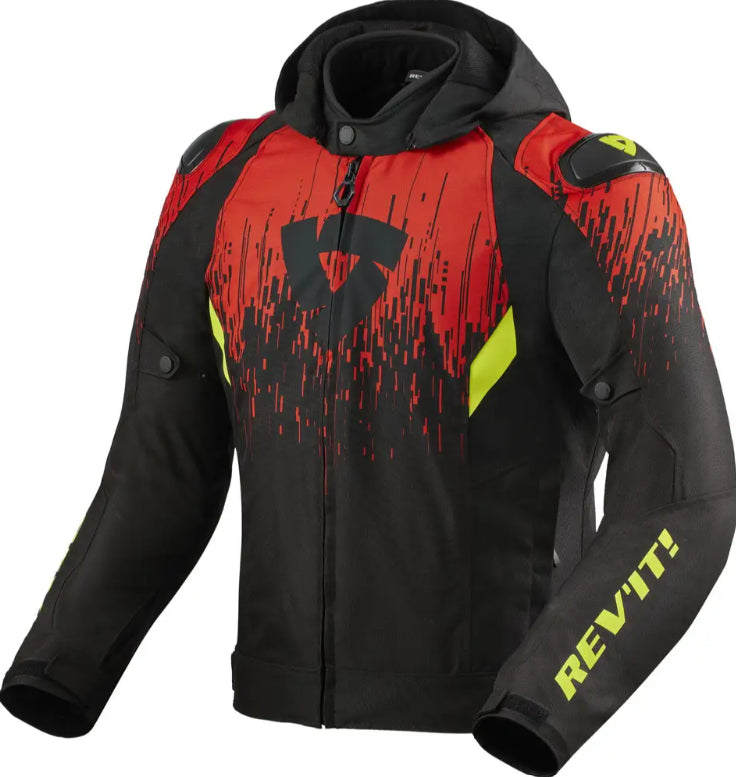 REVIT MOTORCYCLE JACKET IN QUANTUM 2 H2O CORDURA
