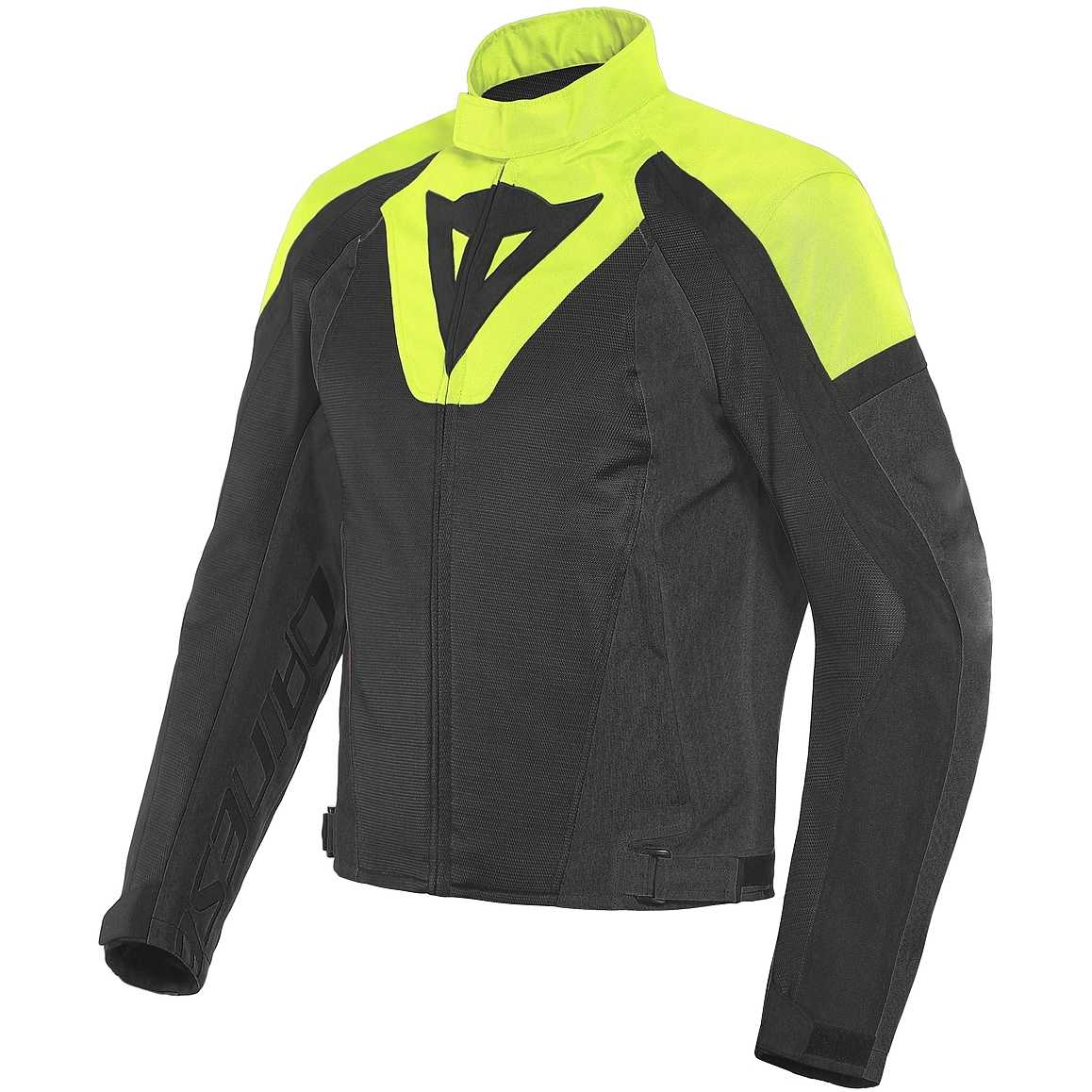 Dainese LEVANTE AIR TEX Summer Fabric Motorcycle Jacket Black Fluorescent Yellow
