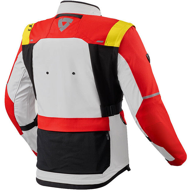 Giubbotto Moto Revit Offtrack 3 H2O Rosso Bianco