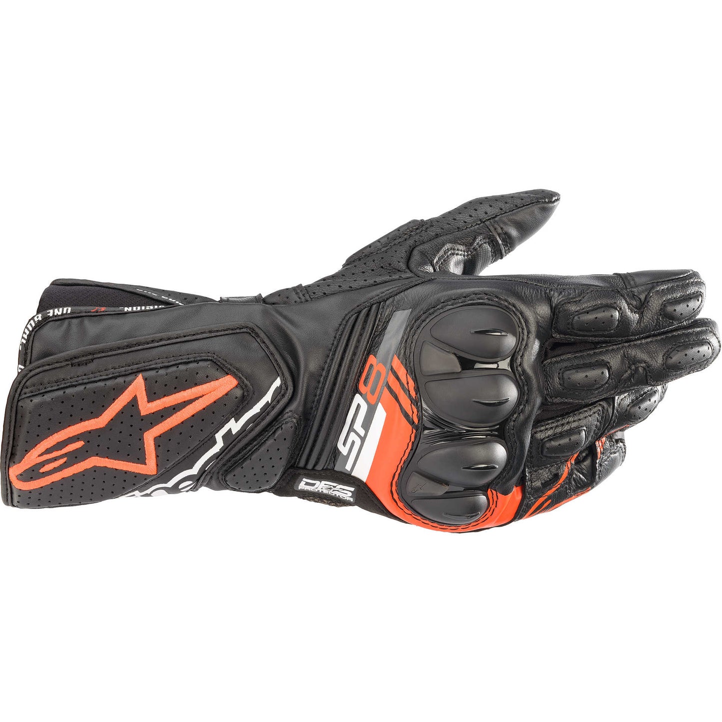 Guantes de cuero para motocicleta Alpinestars SP-8 V3 GUANTES