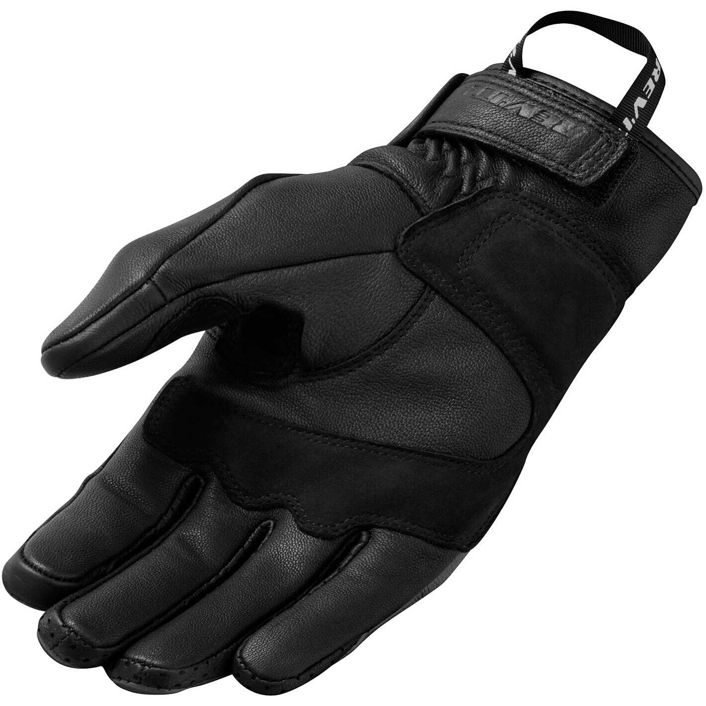 Revit REDHILL Leather Motorcycle Gloves Black Grey