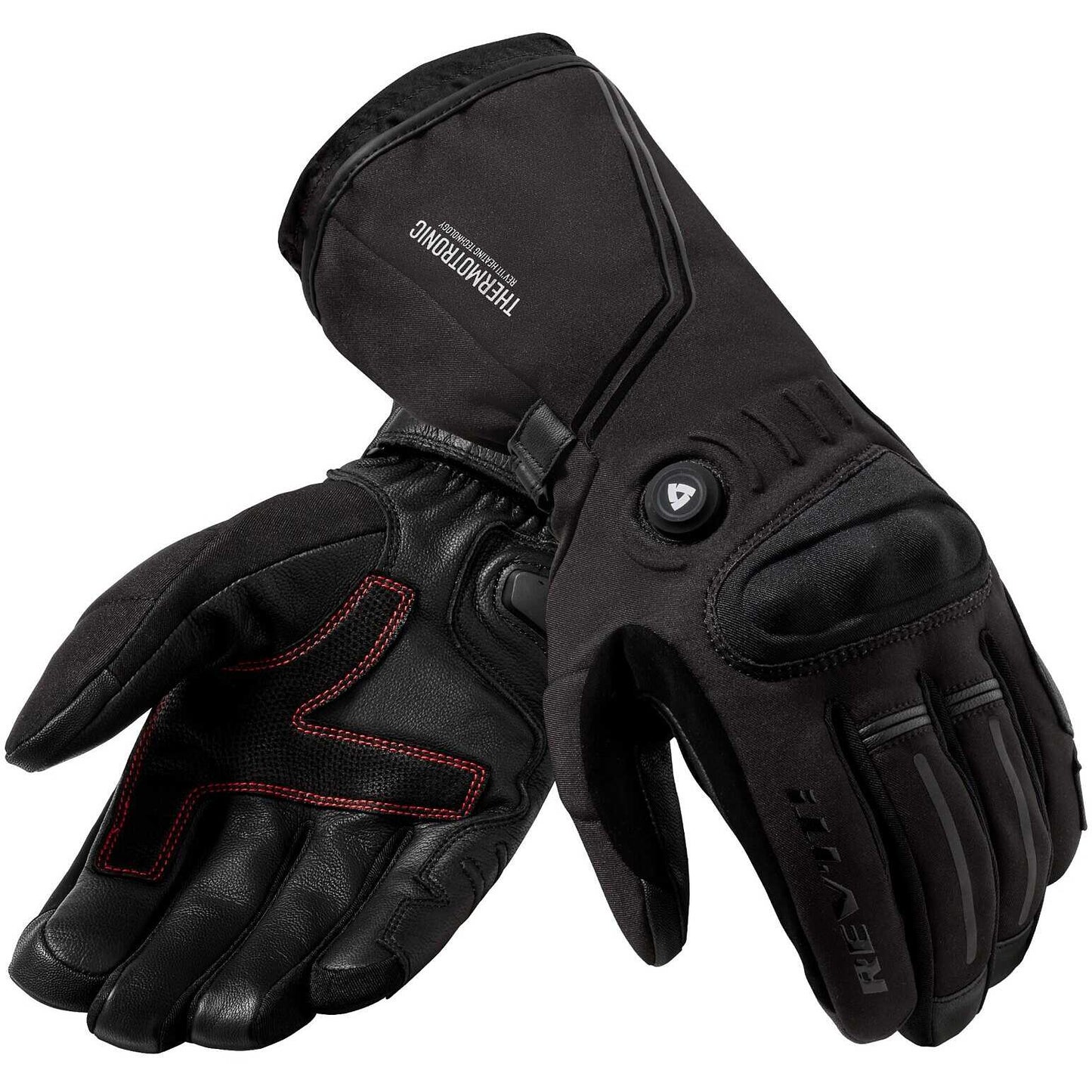 Revit Liberty H2O Heated Winter Motorcycle Gloves Black
