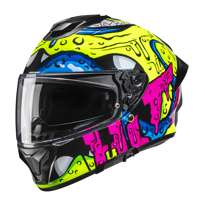 Casco Hjc C71 Squeeze giallo