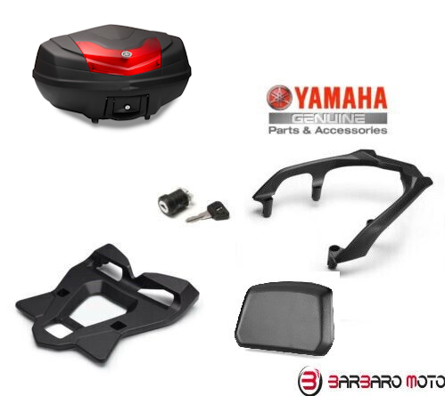 KIT PORTAEQUIPAJES + BAÚL 45 LT + COJÍN YAMAHA TMAX T-MAX 530 560 2017-2021