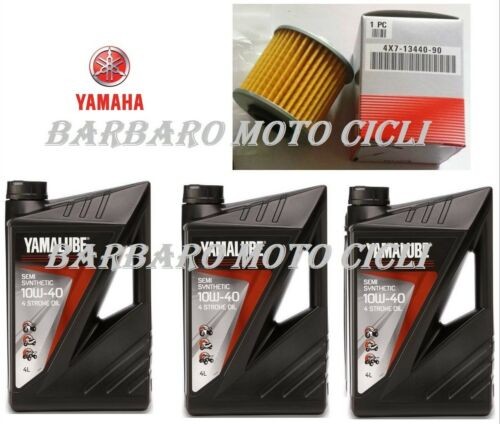 KIT TAGLIANDO OLIO YAMALUBE ORIGINALE YAMAHA XT TENERE 600 660 TT 600 + FILTRO