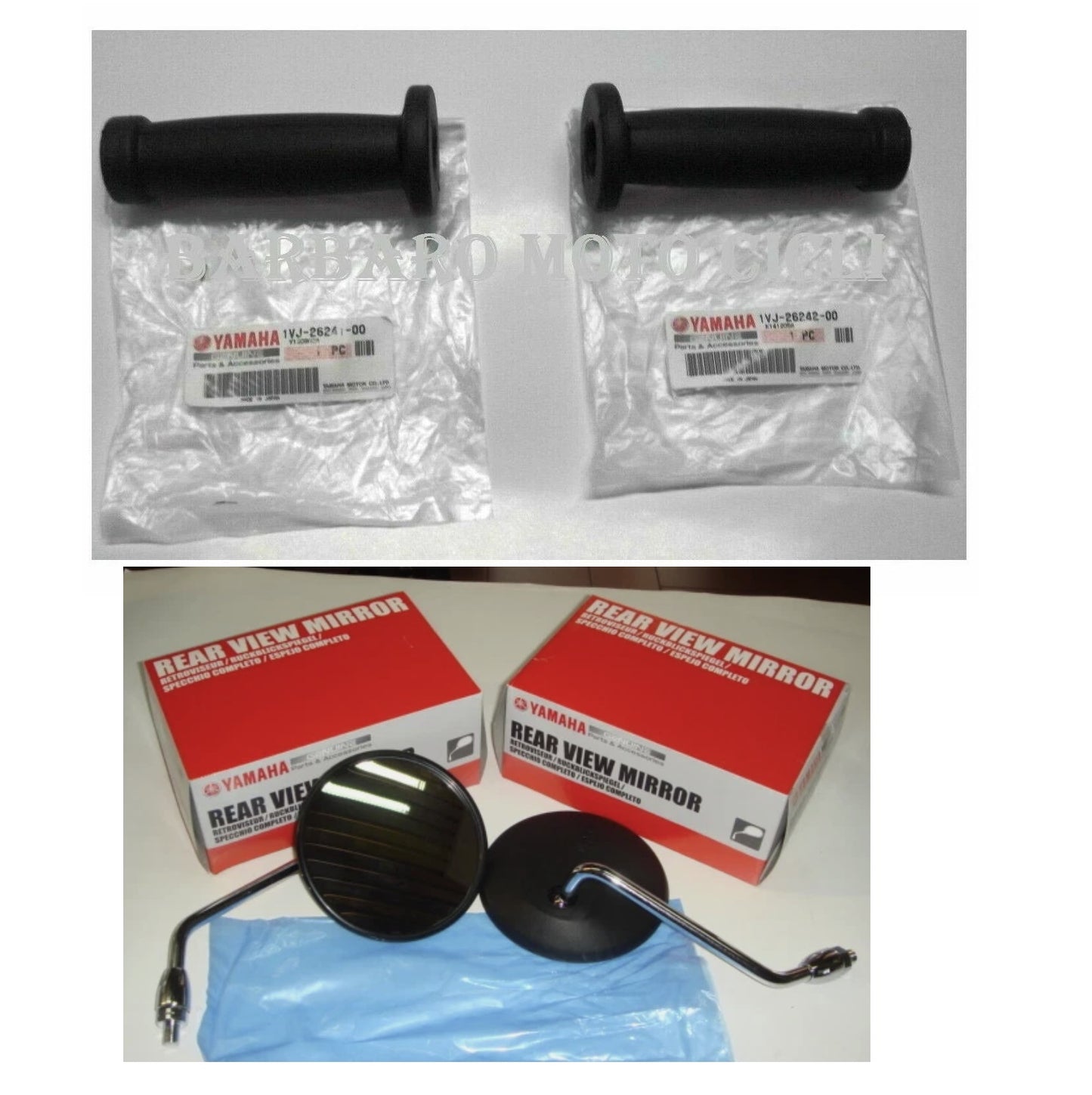 KIT SPECCHI + MANOPOLE ORIGINALI YAMAHA SUPER TENERE 750
