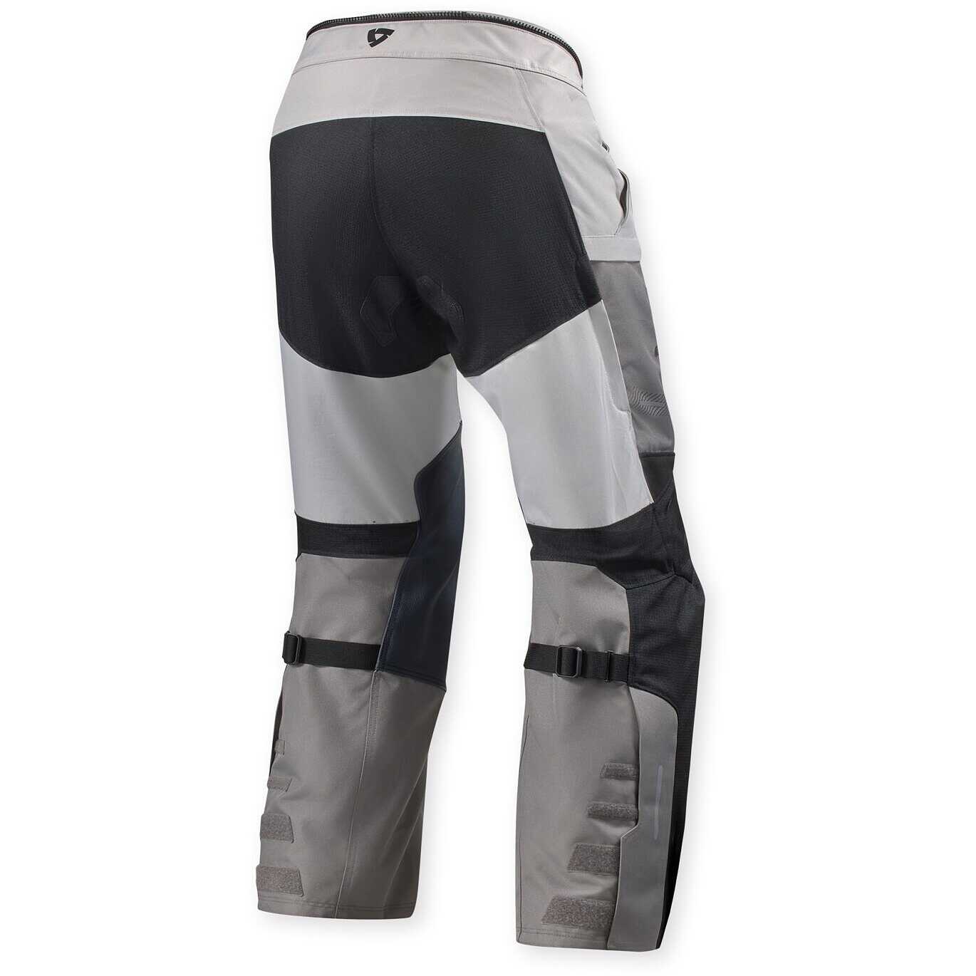 Revit Sand 5 H2O Motorcycle Trousers Silver Black - Short