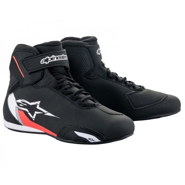 Alpinestars SEKTOR SHOES Black White Red Fluo