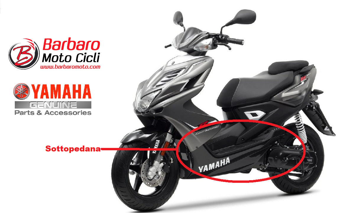 PIEZAS BAJOS DEL ESTRIBO ORIGINAL YAMAHA AEROX 50 NEGRAS DEL 2013 AL 2020 PIEZAS BAJOS DEL ESTRIBO