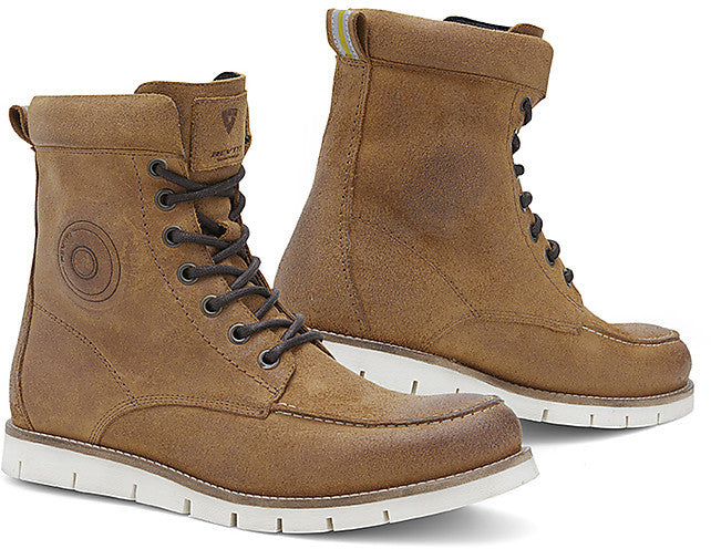 Botines de moto técnicos impermeables Revit Yukon Arena Blanco