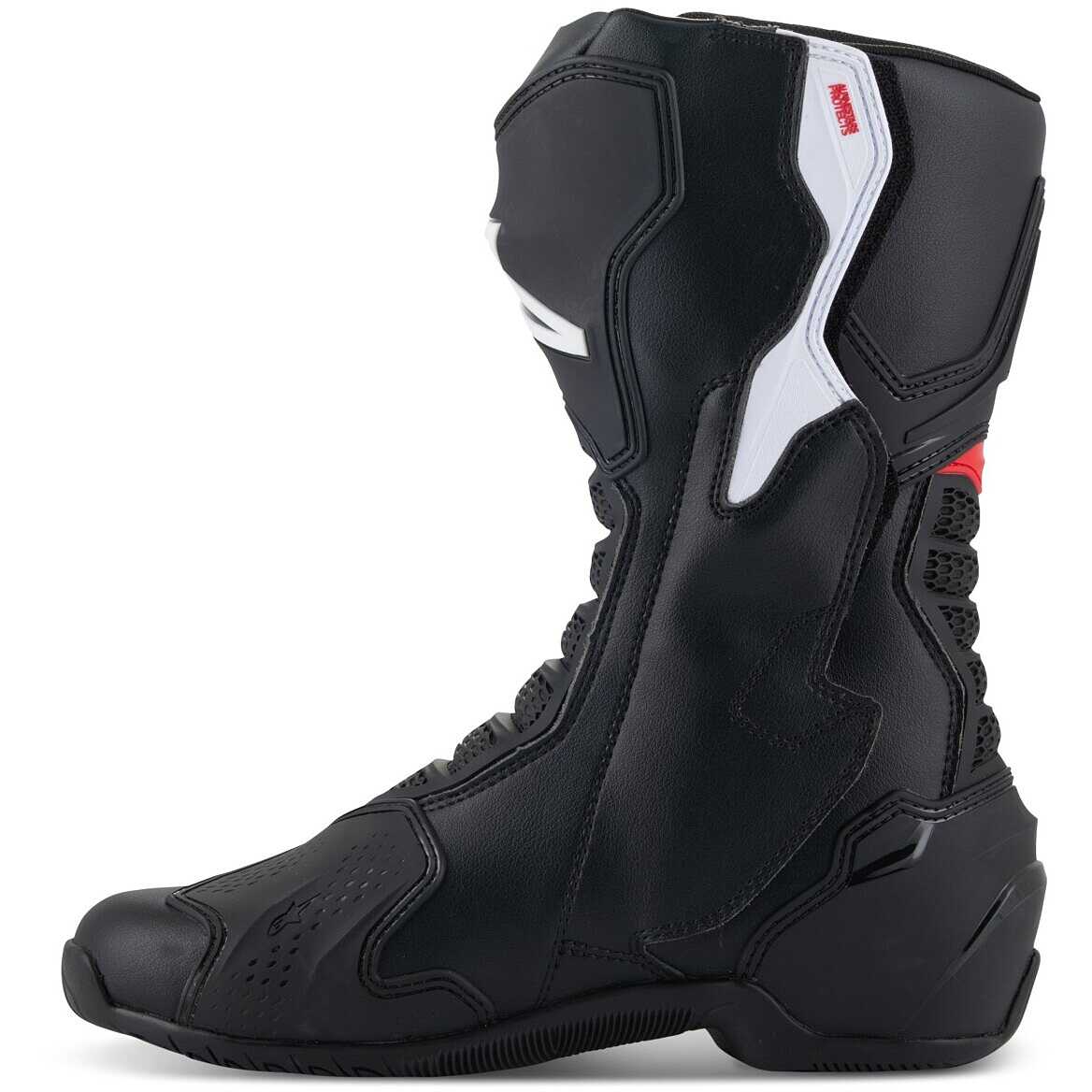 Alpinestars SMX-6 V3 Motorcycle Boots Black White Red
