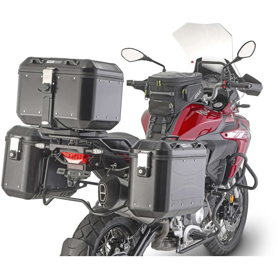 Soportes Moto Givi PL8711 Para Maletas Laterales Monokey para Benelli TRK 502 X (2017-19)-(2020-22)