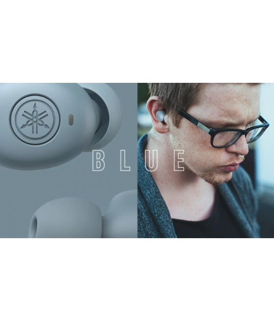 YAMAHA TW-E3B WIRELESS HEADPHONES, BLACK BLUE