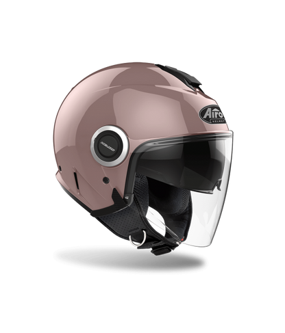 AIROH HELIOS METALLIC ROSE JET HELMET