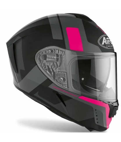 AIROH SPARK SHOGUN FULL FACE HELMET MATT PINK 