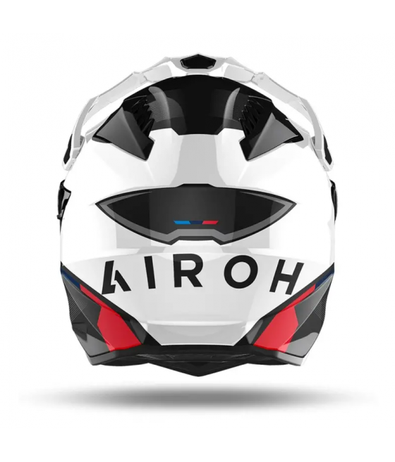 CASCO TOURING AIROH COMMANDER FACTOR BIANCO LUCIDO