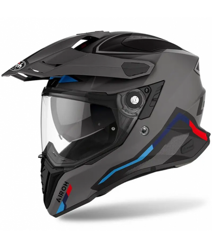 CASCO TOURING AIROH COMMANDER FACTOR ANTRACITE OPACO