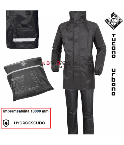 GIACCA E PANTALONI ANTIACQUA ANTIPIOGGIA SET DILUVIO START 567 TUCANO URBANO